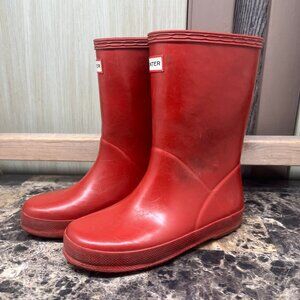 Hunter Rain Boots Target Red Rubber Kids Toddler Size 11